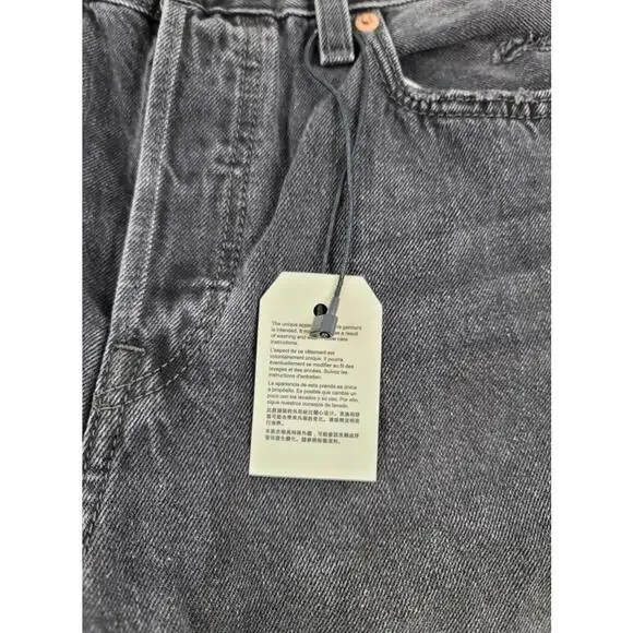 Levis Wedgie Straight Jeans Women’s 29x29 Button Fly Big E Black NWT List $108 - Picture 5 of 11